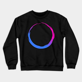 Circular Abstract Brush Crewneck Sweatshirt